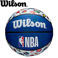 М'яч баскетбольний спортивний ігровий м'яч для баскетболу Wilson NBA All Team BSKT RWB, розмір №7