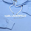 Худі осінь-зима чоловічі блакитні KARL LAGERFELD No2 Т-2 GLB L (Р) 21-583-203 M, фото 5
