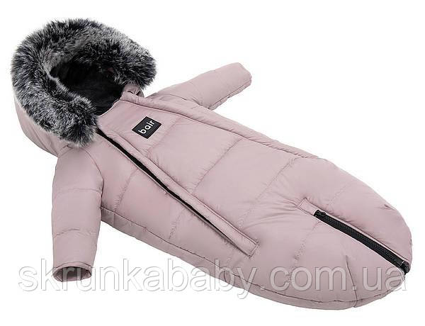 Зимовий конверт Bair North premium  розовый (pink powder)