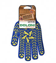 Рукавиці трикотажні робочі DOLONI "Звезда" з малюнком ПВХ безшовні  / Захист для рук у будівництві, фото 3