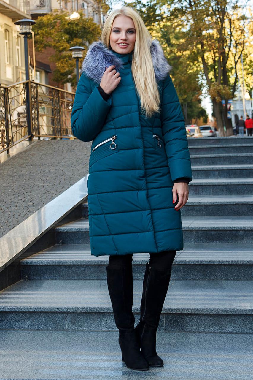 Стильне жіноче тепле пальто Miранда волна, р-ри 44,56 - фото 2 - id-p587432026