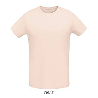 Мужская облегающая футболка из джерси с круглым вырезом SOL'S MARTIN MEN (цвет пастельный розовый)