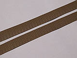 Тасьма сумочна 2,5см 100м стрічка ремінна колір кмин, фото 6