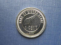 Монета 1 цент Сьерра-Леоне 2022 микрофон
