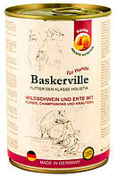 Baskerville Holistik Консервы для собак кабан и утка с тыквой и зеленью, 800 грамм