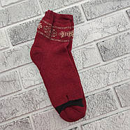 Шкарпетки жіночі 2 сорт високі зимові з махрою р.23-25 (без етикетки, малюнки ассоорті,дефекти) 30036918, фото 4