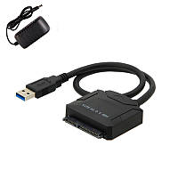 Адаптер USB 3.0 - SATA для HDD/SSD 2.5″ / 3.5″ (до 5 Гбіт/с) з блоком живлення