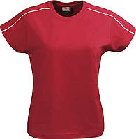 Женская футболка Bike от ТМ Printer (цвет красный)
