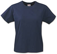 Женская футболка Ladies Heavy T-shirt от ТМ Printer (цвет темно-синий)