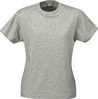Женская футболка Ladies Heavy T-shirt от ТМ Printer Essentials (цвет серый-меланж)
