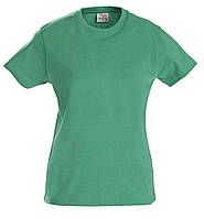 Женская футболка Ladies Heavy T-shirt от ТМ Printer Essentials (цвет тепло-зелёный)
