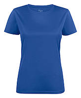 Женская футболка Run Lady от ТМ Printer Red Flag (цвет синий)