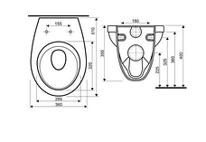 Комплект 5в1: Інсталяція Grohe Rapid + Подовжений унітаз idol з мікроліфтом + клавіша хром, фото 3