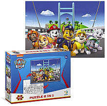 Пазлі-розмальовка 2 у 1 "Paw patrol, Щенячий патруль" (60 деталей) арт. 200162 топ