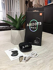 Бездротові навушники AirDots Pro 3 для Xiaomi, Чорні, фото 2