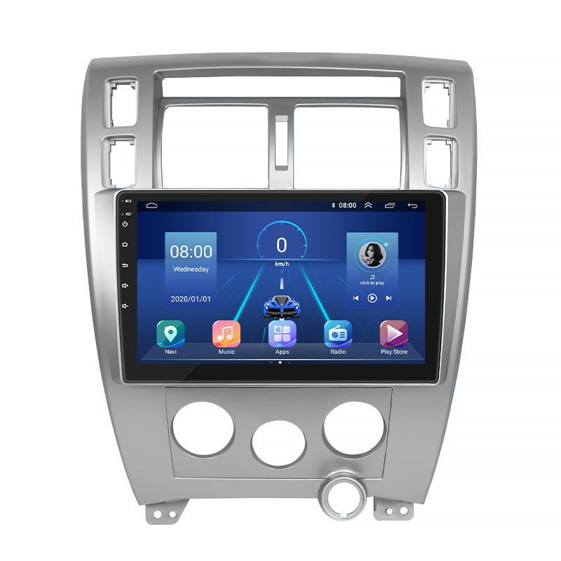 Штатна магнітола 10" Lesko для Hyundai Tucson I 2004-2010 6/128Gb 4G Wi-Fi GPS Top Хюндай