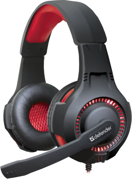 Гарнітура Defender Warhead G-450 Red-Black (64146)