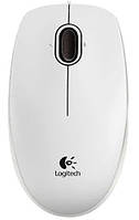 Миша Logitech Optical Mouse B100 White