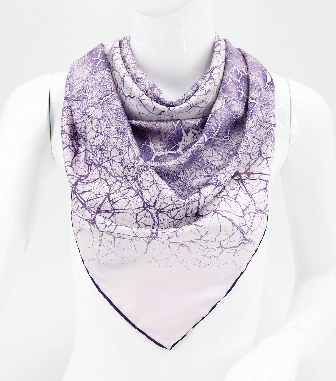 Хустка  M&JJ ІЗМІР Шовк Аметист 95х95 см (1960), фото 1