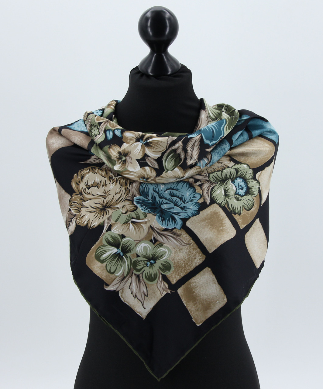 Хустка M&JJ ІЗМІР Шовк Різнокольоровий 95х95 см (522), фото 1