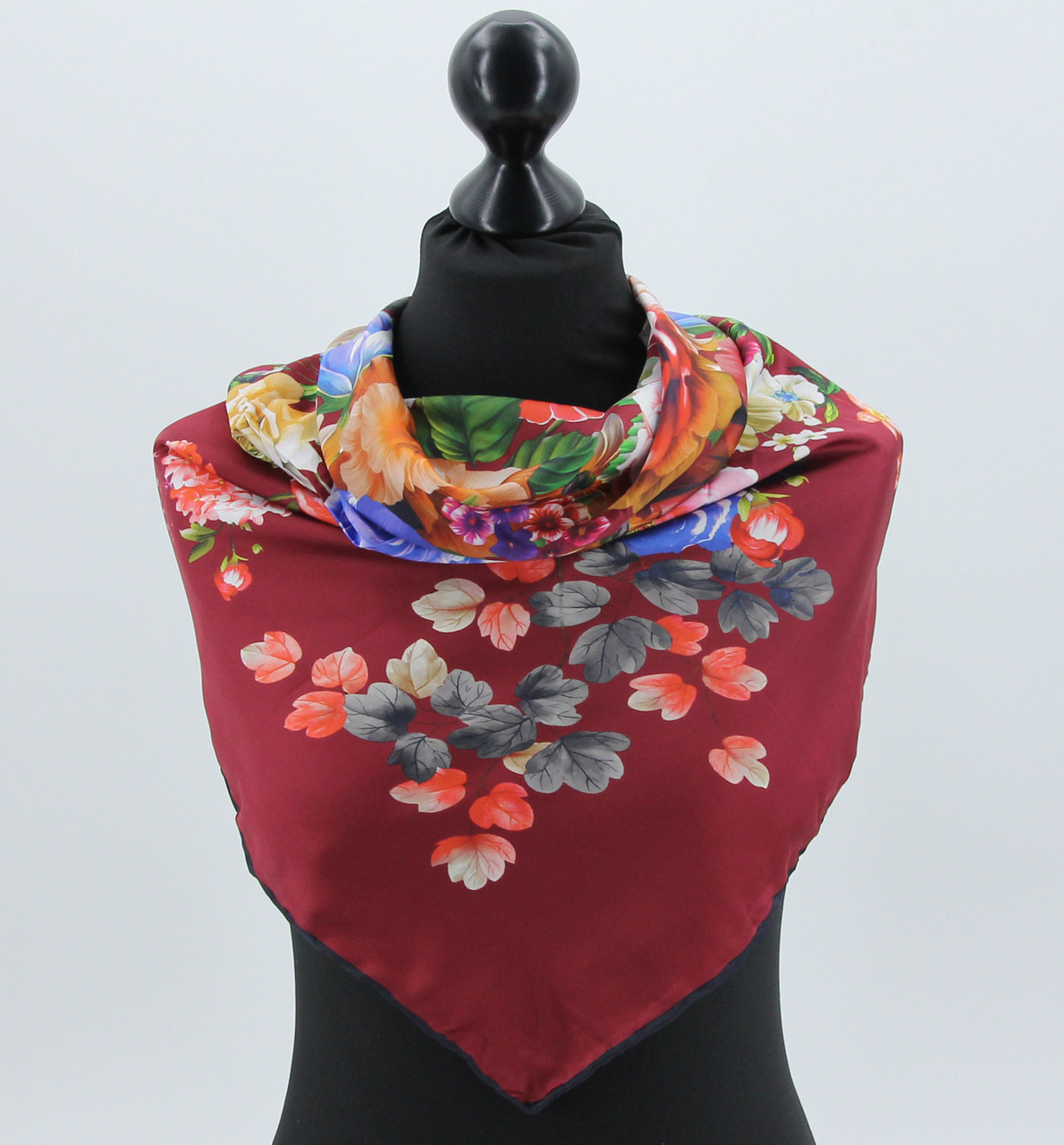 Хустка M&JJ ІЗМІР Шовк Різнокольоровий 95х95 см (527), фото 1