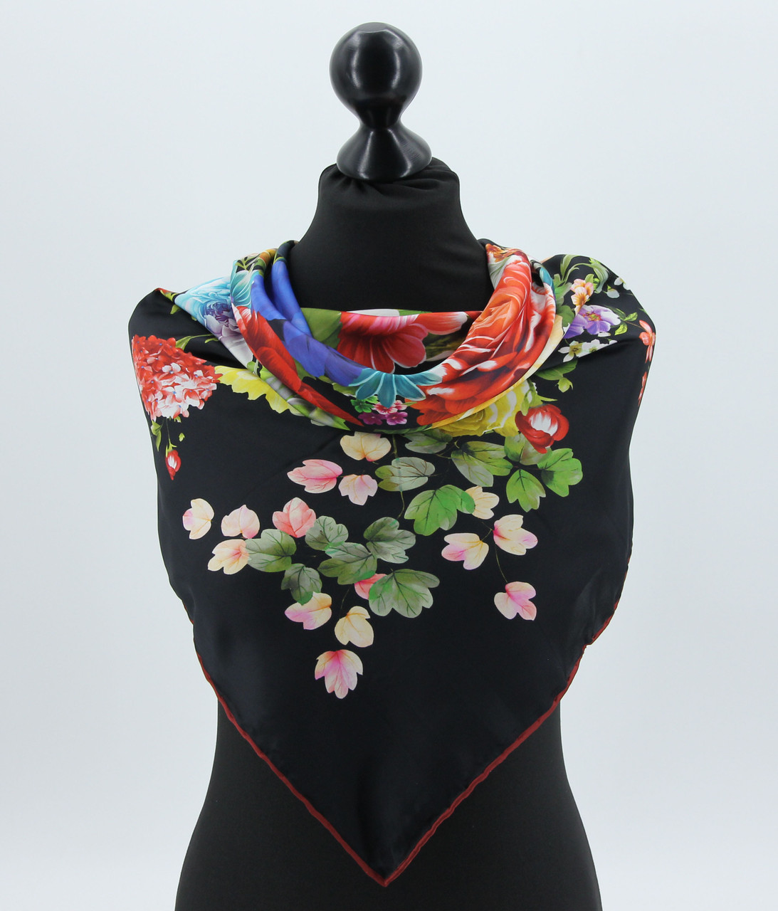 Хустка M&JJ ІЗМІР Шовк Різнокольоровий 95х95 см (526), фото 1