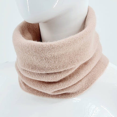 Шарф-хомут женский зимний ангоровый Оdyssey МАРСИ 25 х 25 см пудровый ...