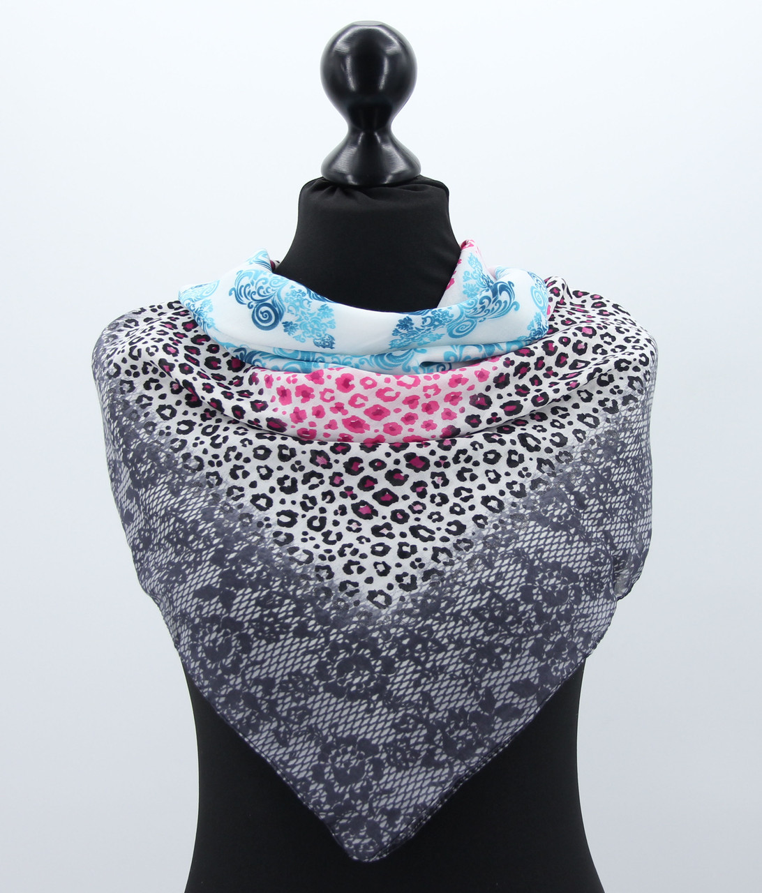 Хустка M&JJ МАДЕН Коттон Леопард 90х90 см (542), фото 1