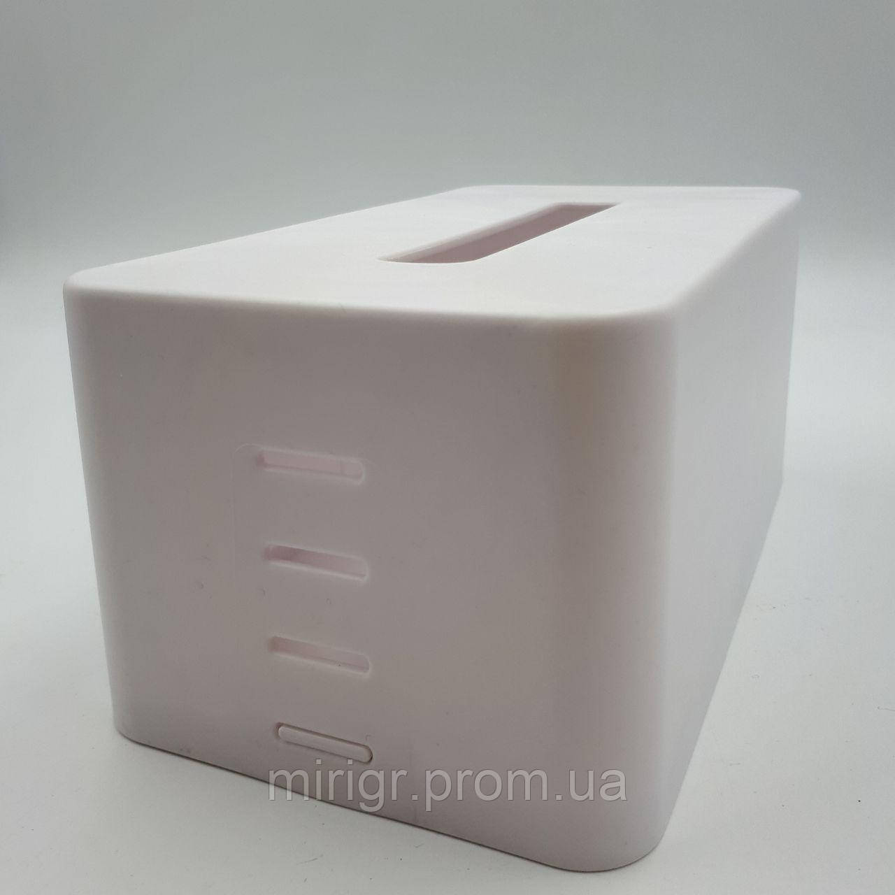 Купити Диспенсер-коробка для одноразових серветок білий, Кейс-Бокс для ...