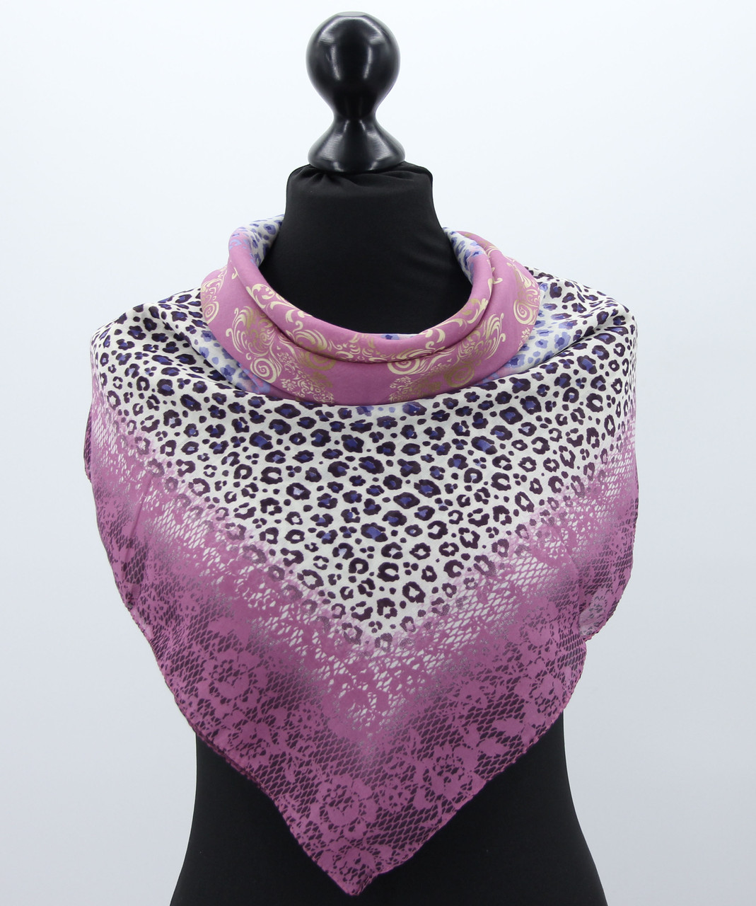 Хустка M&JJ МАДЕН Коттон Леопард 90х90 см (541), фото 1