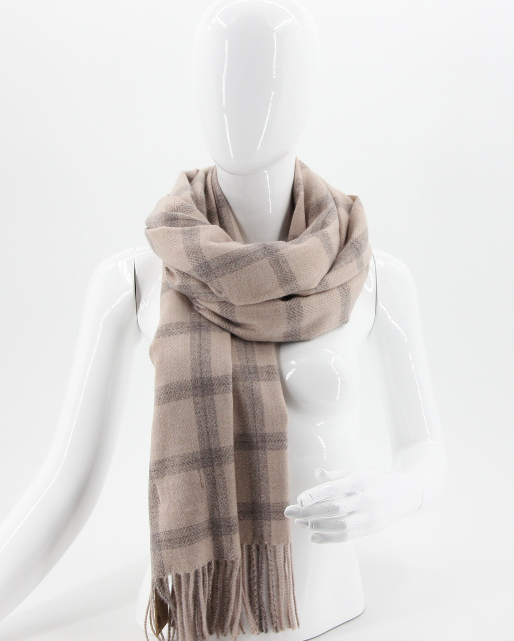 Шарф M&JJ НЕАПОЛЬ Пудра-Бежевий 190х70 см (8520), фото 1