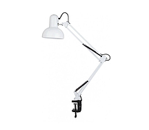 Лампа-штатив настільна E-27, колір білий