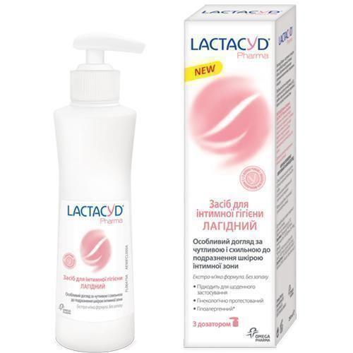 Засіб для інтимної гігієни Лактацид  фарма (Lactacyd pharma)  лагідний Ніжний з дозатором 250 мл