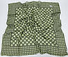 Хустка M&JJ МАДЕН Коттон Горох Зелений 90х90 см (555), фото 3