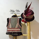 Кептарик "Брати" (сірий) для хлопчика на замовлення 116, фото 4