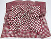 Хустка M&JJ МАДЕН Коттон Горох Бордовий 90х90 см (554), фото 3