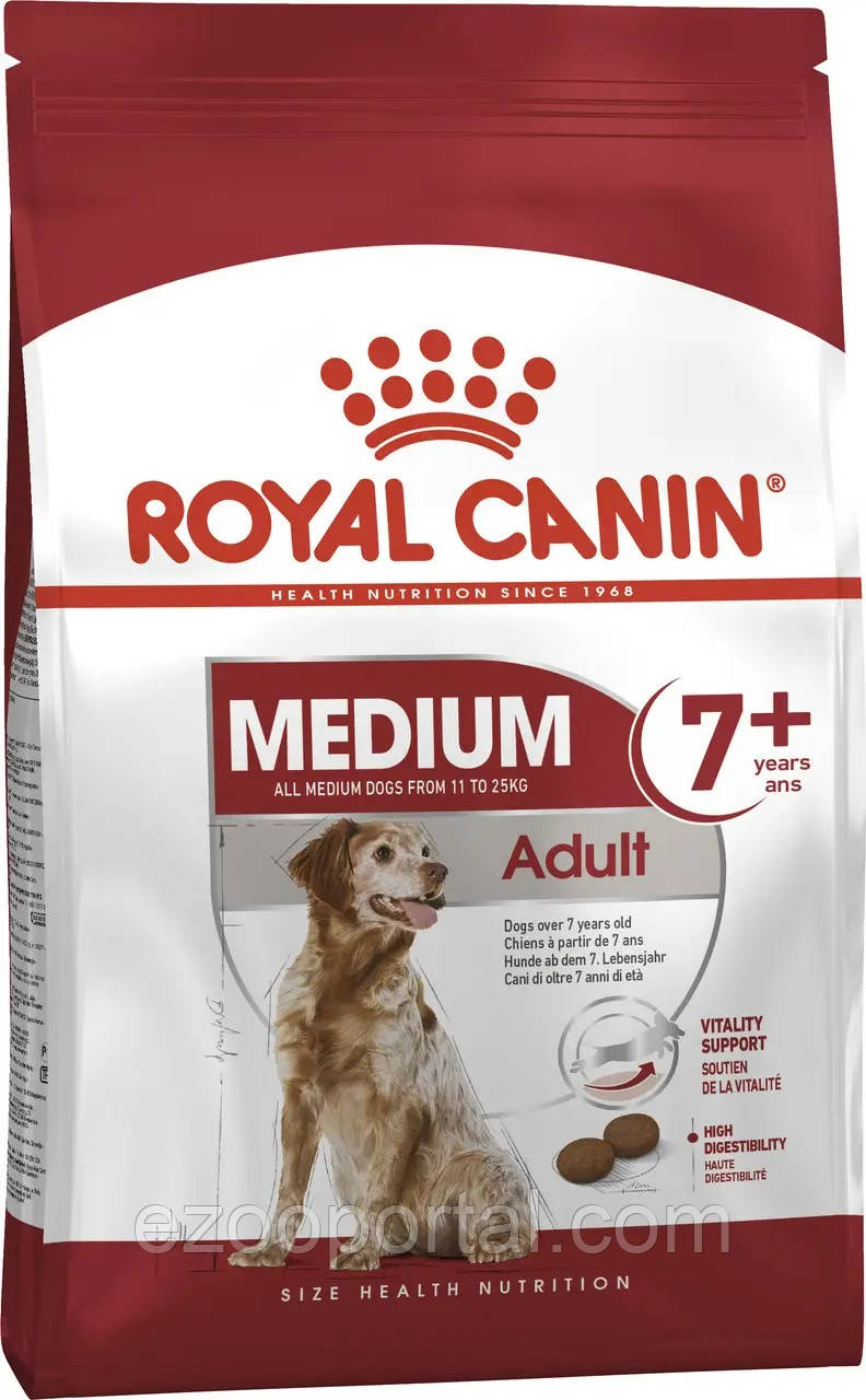 Корм для дорослих собак ROYAL CANIN MEDIUM ADULT 7+ 15.0 кг
