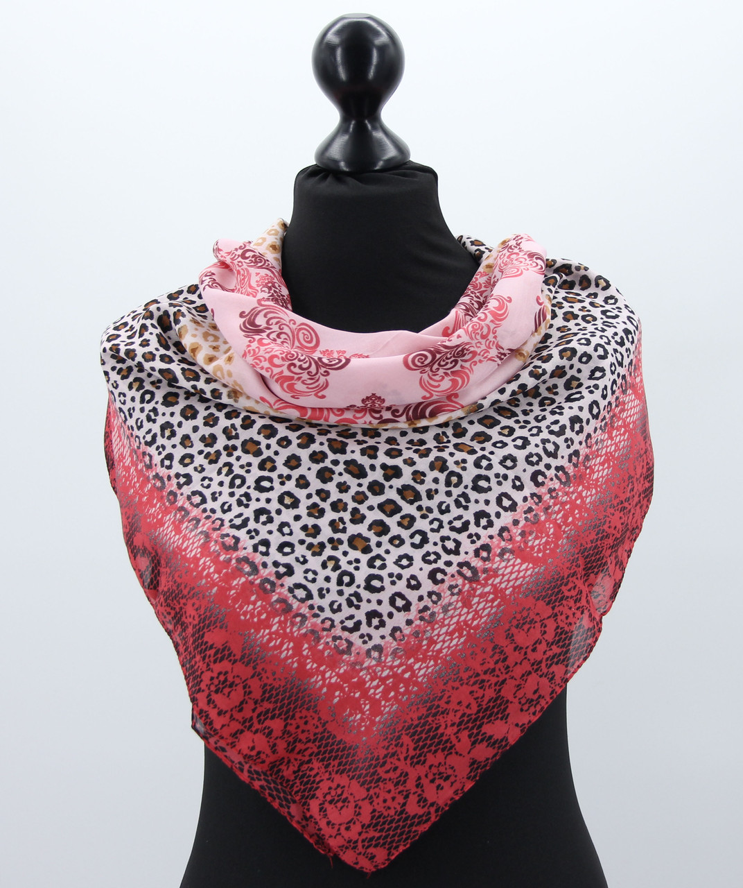 Хустка M&JJ МАДЕН Коттон Леопард 90х90 см (543), фото 1