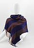 ШАРФ жіночий M&JJ МІЛАН Синій-Оранж 180х65 см (8595), фото 3