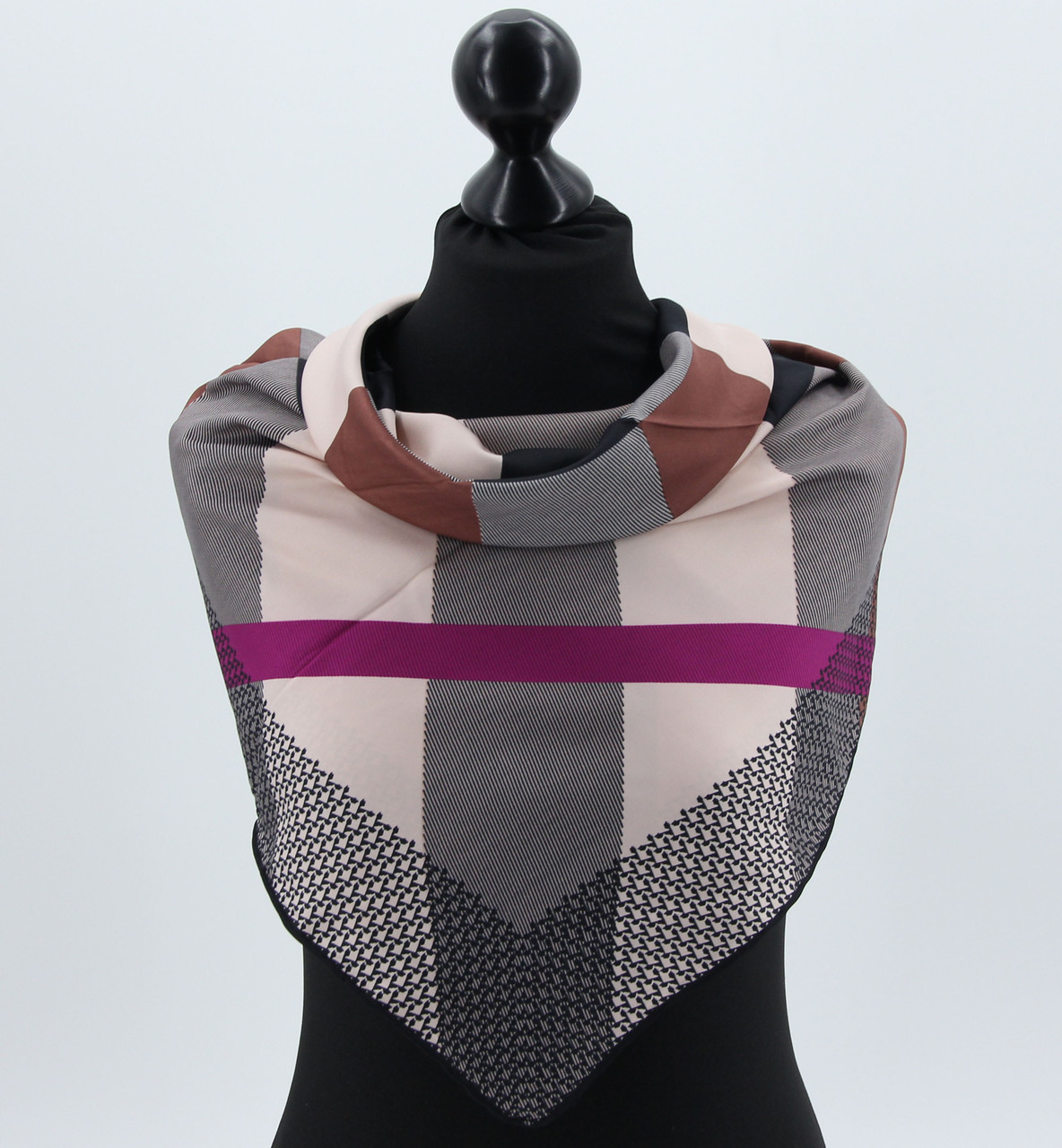 Хустка M&JJ ІЗМІР Шовк Різнокольоровий 95х95 см (516), фото 1