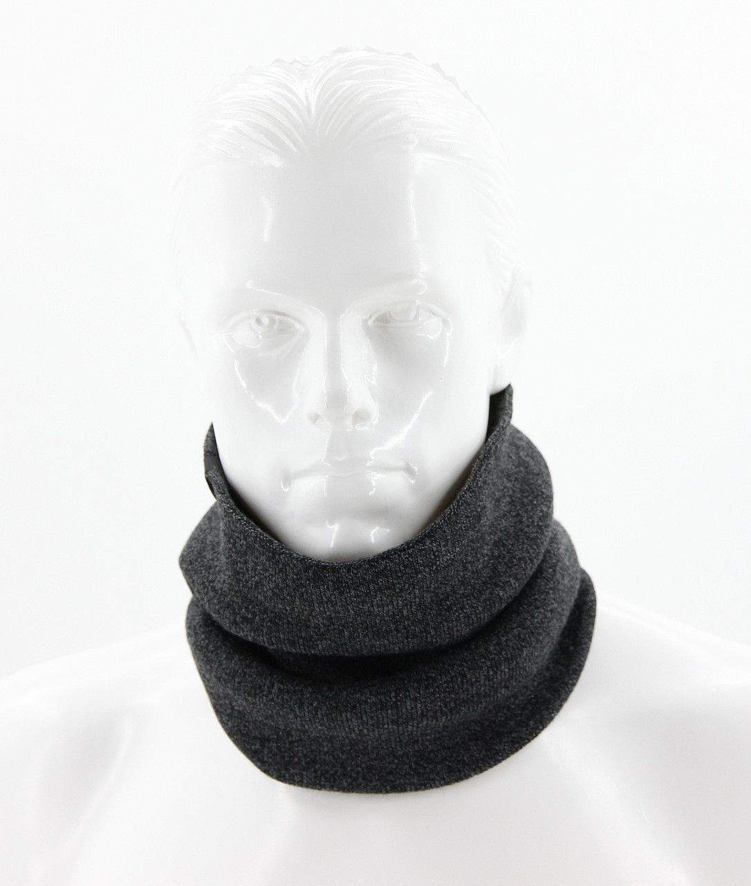 БАФФ чоловічий на флісі M&JJ Чорний-Антрацит 26х24 см (4013), фото 1