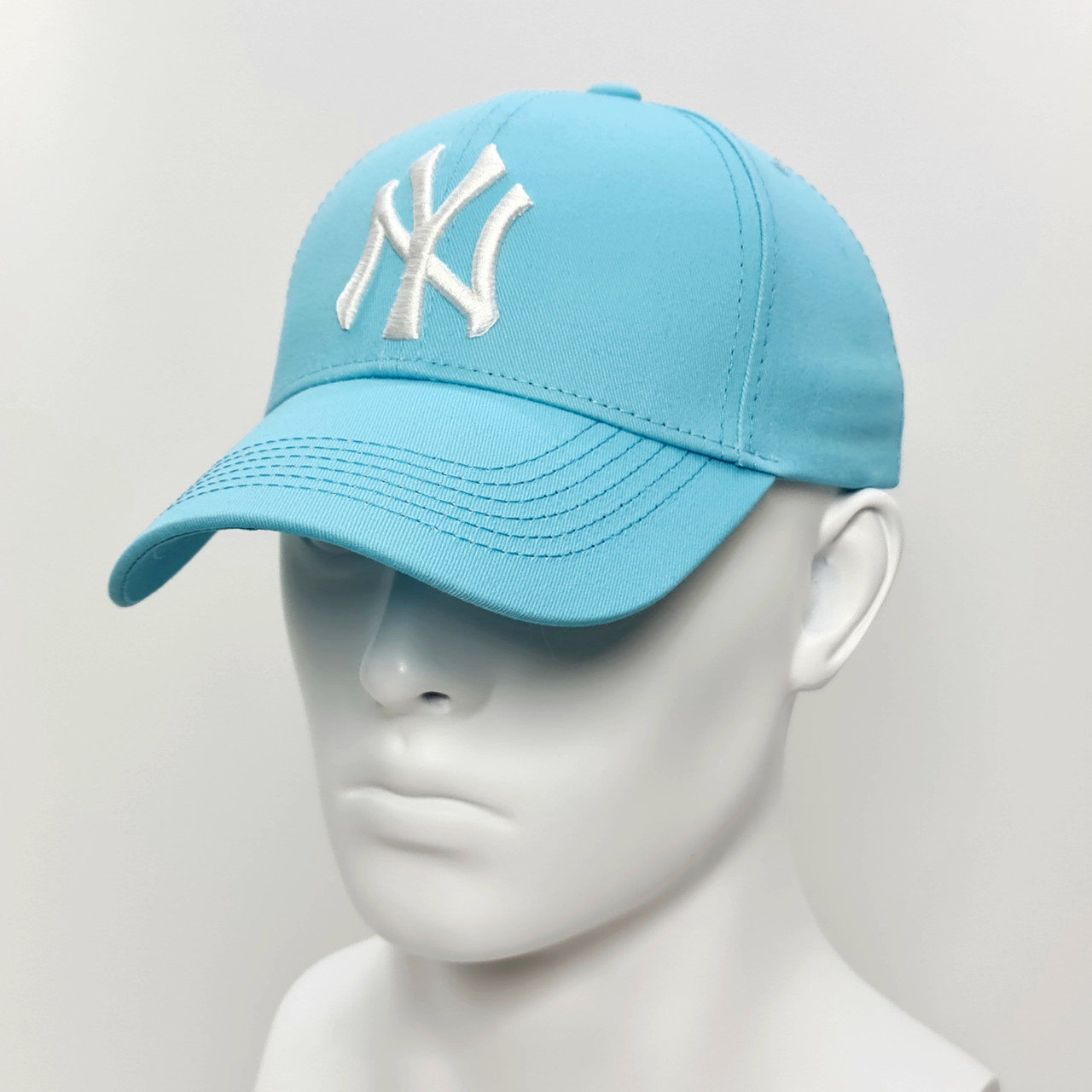 Бейсболка Чоловіча NY M&JJ 56-59 см Блакитний (10511)