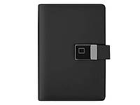 Смарт блокнот з відбитком пальця шкіряний Lockbook з ручкою FL Чорний Хіт продажу!