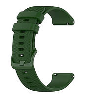 Ремешок силиконовый для смарт часов, Ш. 18, 20, 22 мм. ХАКІ. Ремешок на vivoactive , forerunner и др.