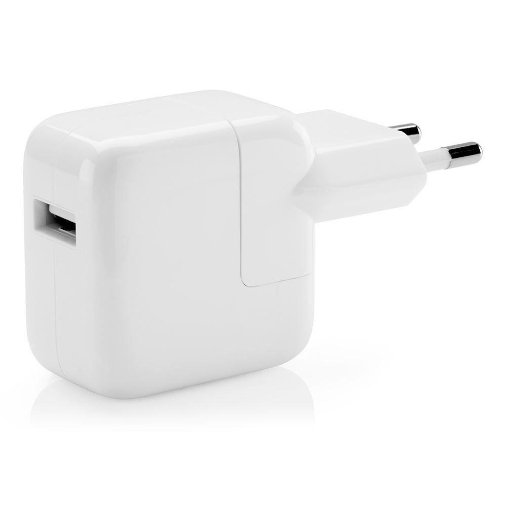 Мережевий зарядний пристрій Apple Original MD836 1 порт USB швидке заряджання 2.4 A ЗЗП White (00197)