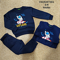 Спортивный костюм на флисе для мальчиков , Seagull, 3-8 лет. оптом CSQ-52872EG