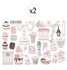 Набір висічок для скрапбукінгу 64шт від Scrapmir La Creme SM6500014, фото 2