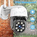 Вулична поворотна IP WiFi FHD камера Wonsdar XM02-8MP. iCSee, фото 5