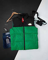 Мужская стильная жилетка (зеленая) sNG5 классная демисезонная одежда без капюшона топ
