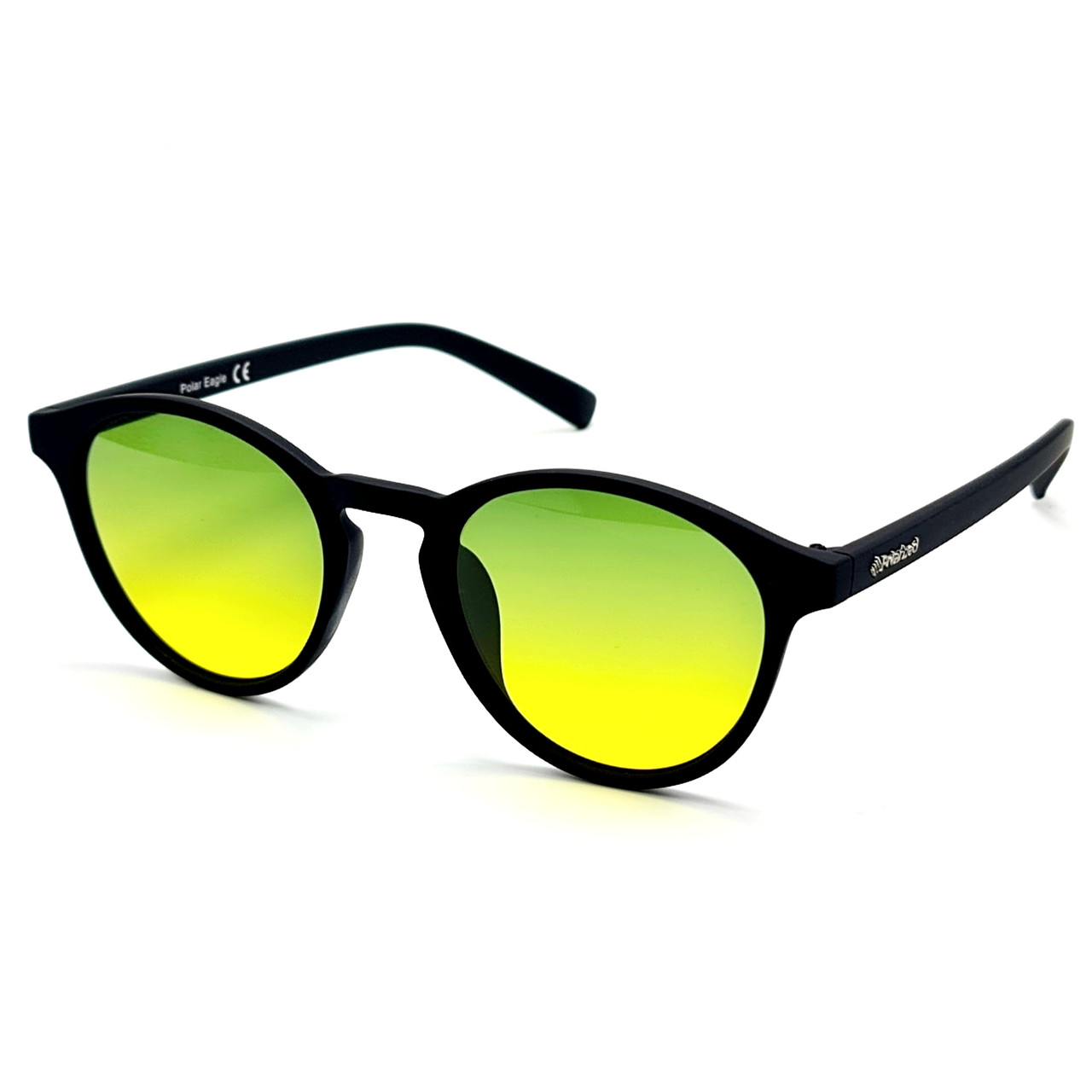 Сонцезахисні окуляри Polarized Чоловічі Поляризаційні жовто-зелений градієнт (306)
